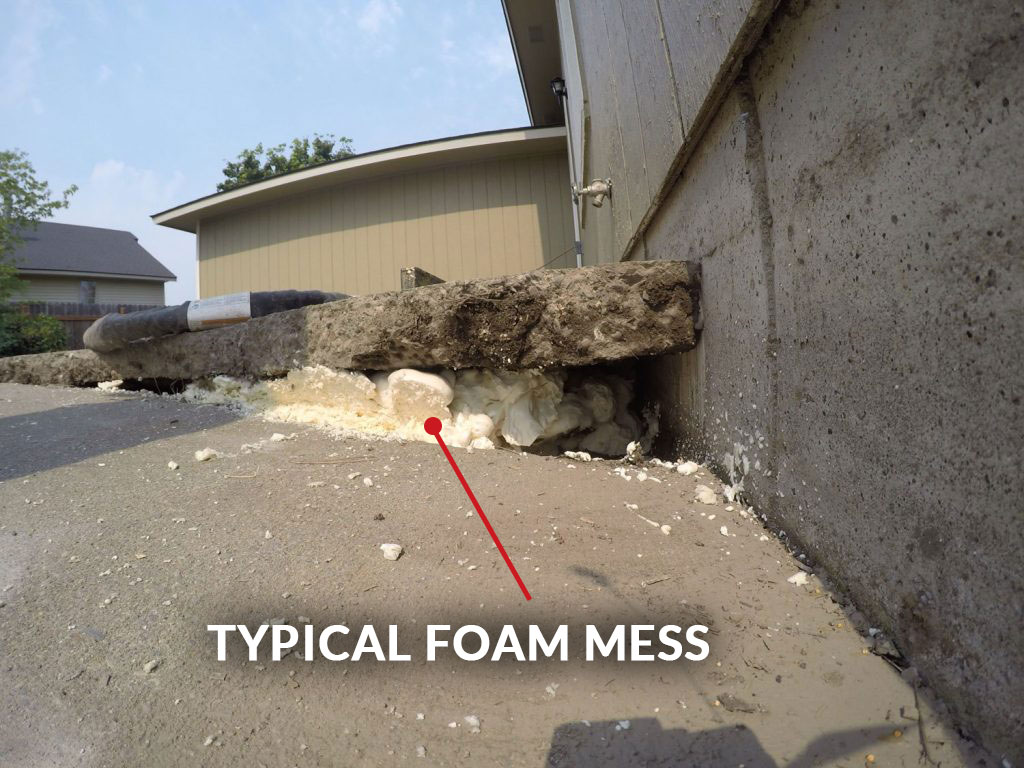 Typical Foam Mess